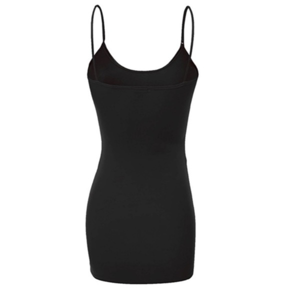 Basic Black Long Length Cami - Picture 2 of 2